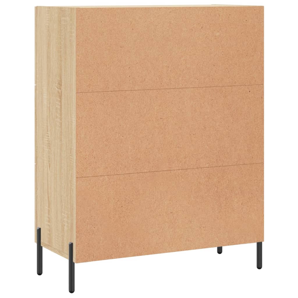 vidaXL Credenza Rovere Sonoma 69,5x34x90 cm in Legno Multistrato