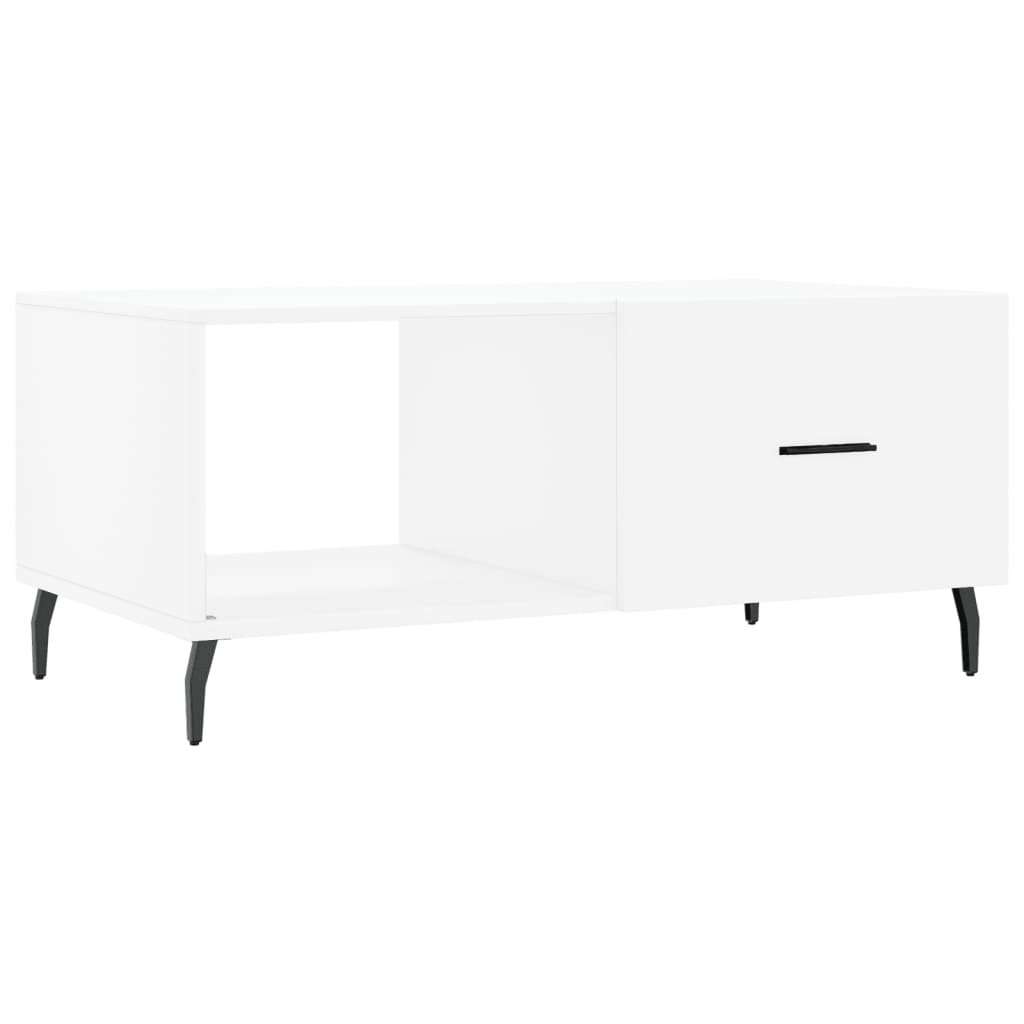 vidaXL Tavolino da Salotto Bianco 90x50x40 cm in Legno Multistrato