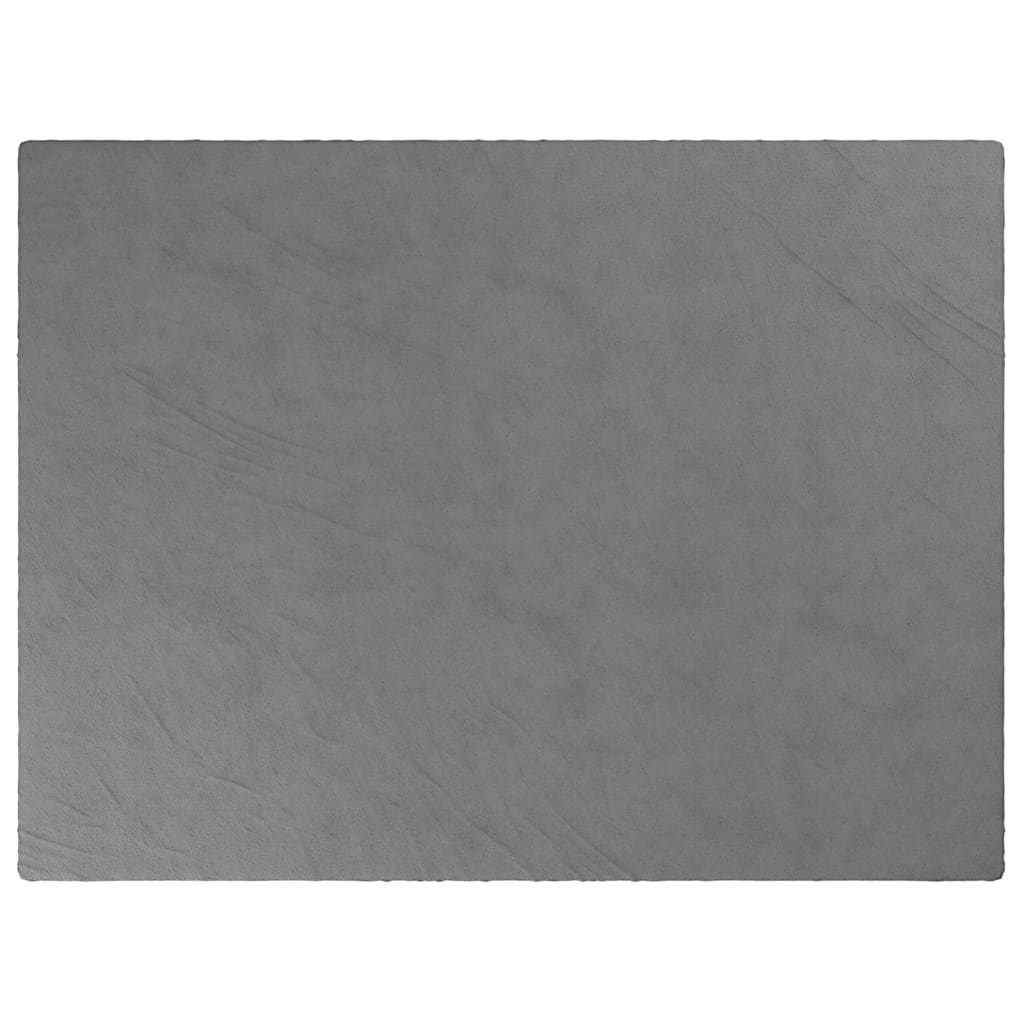 vidaXL Coperta Ponderata con Copertura Grigia 152x203 cm 7 kg Tessuto