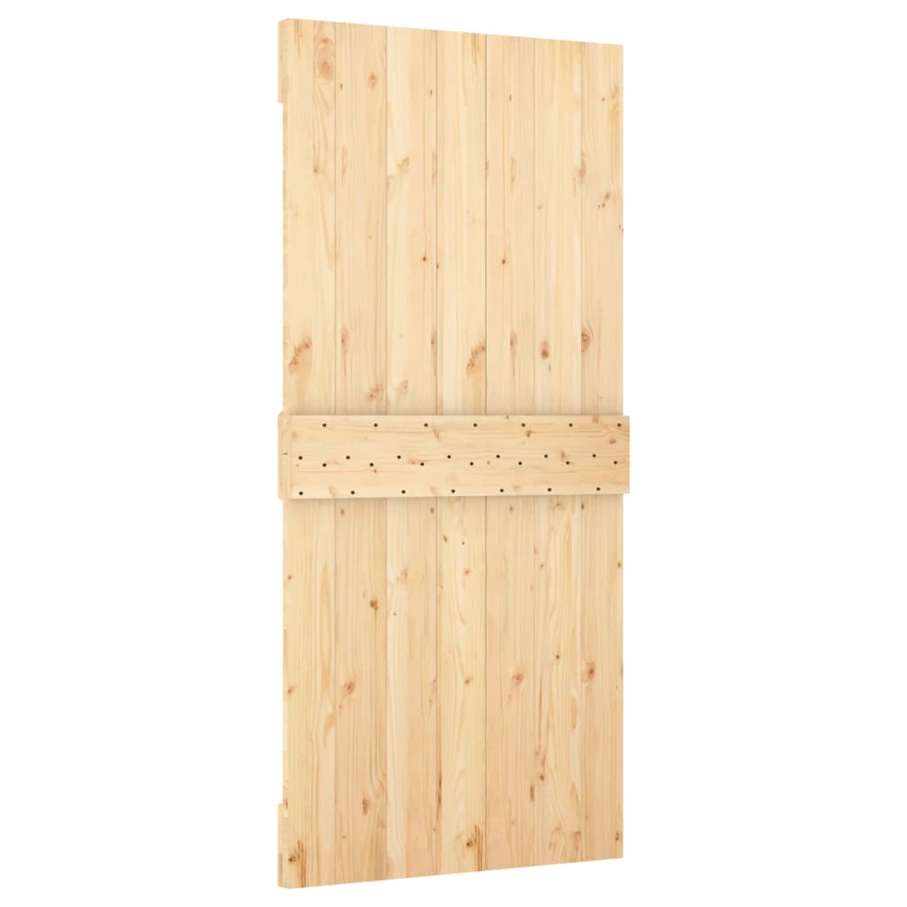 vidaXL Porta NARVIK 95x210 cm in Legno Massello di Pino