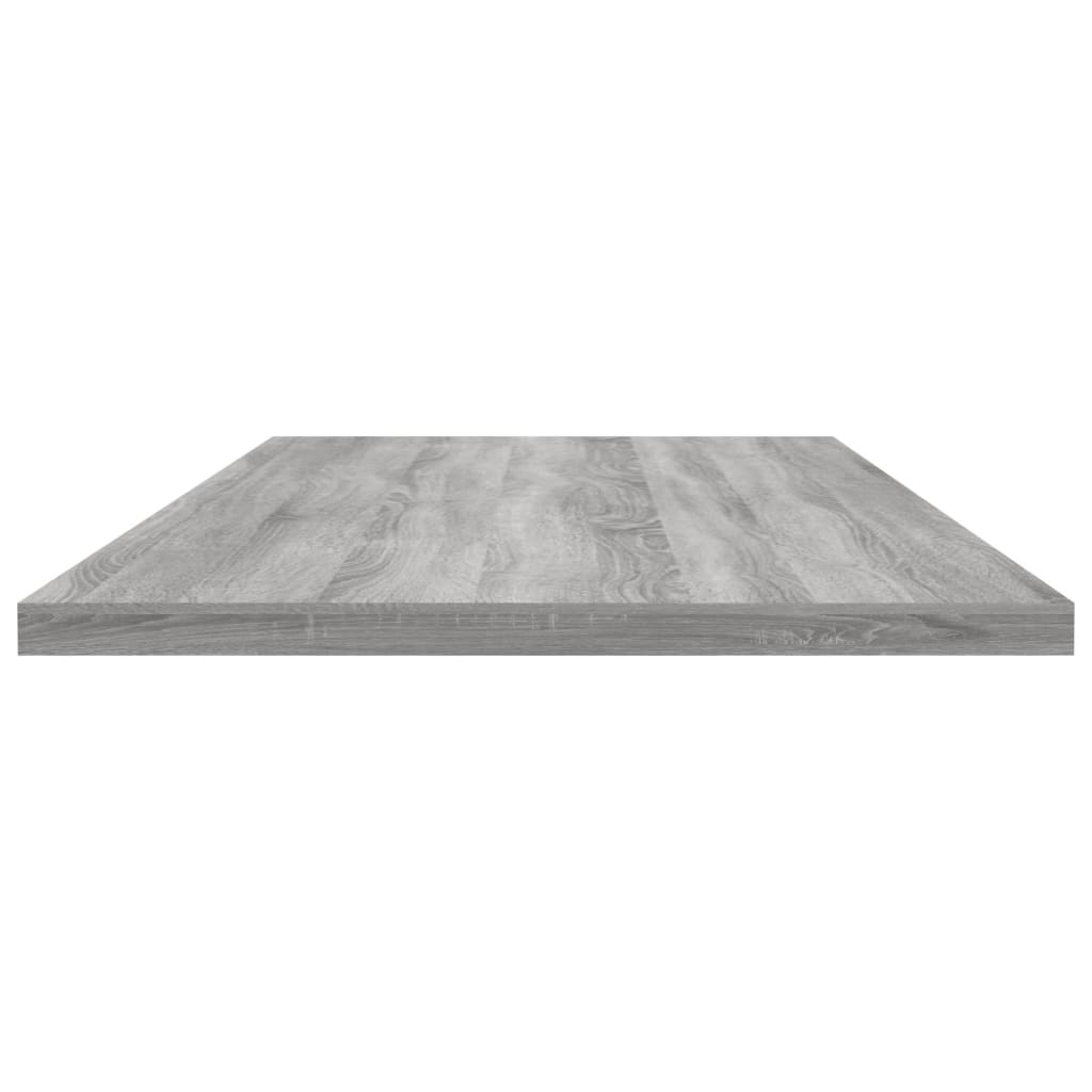 vidaXL Mensole Parete 4pz Grigio Sonoma 100x30x1,5cm Legno Multistrato