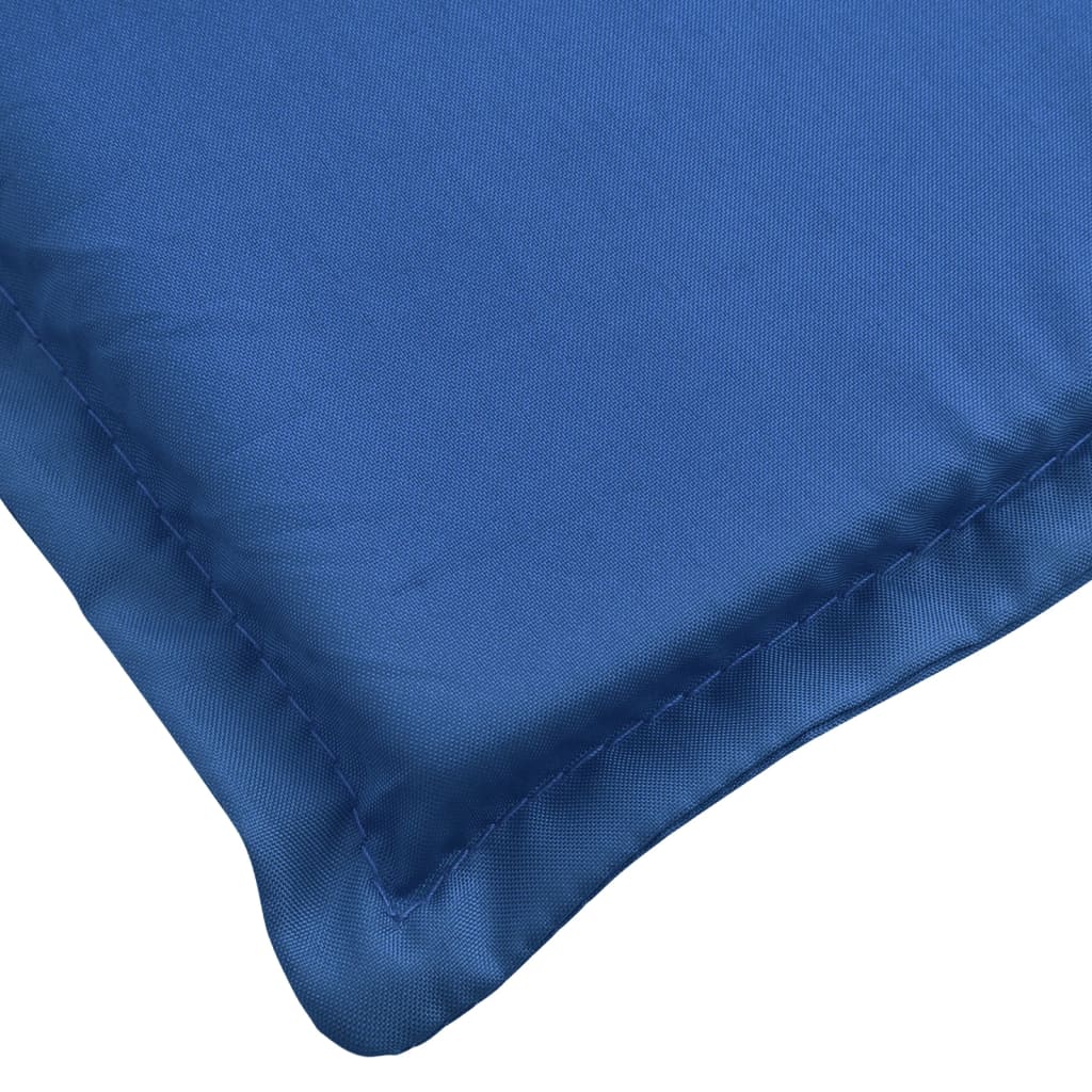 vidaXL Cuscino per Sdraio Blu Reale (75+105)x50x4 cm