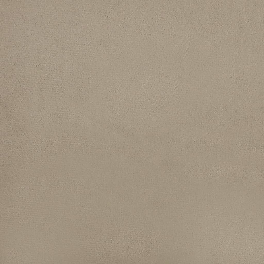 vidaXL Sgabello Grigio Chiaro 60x60x35 cm in Microfibra