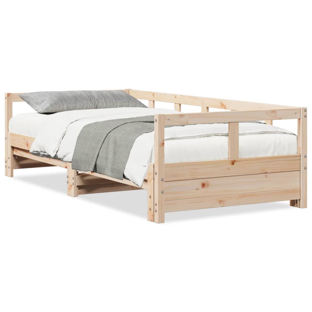 vidaXL Dormeuse senza Materasso 80x200 cm in Legno Massello di Pino