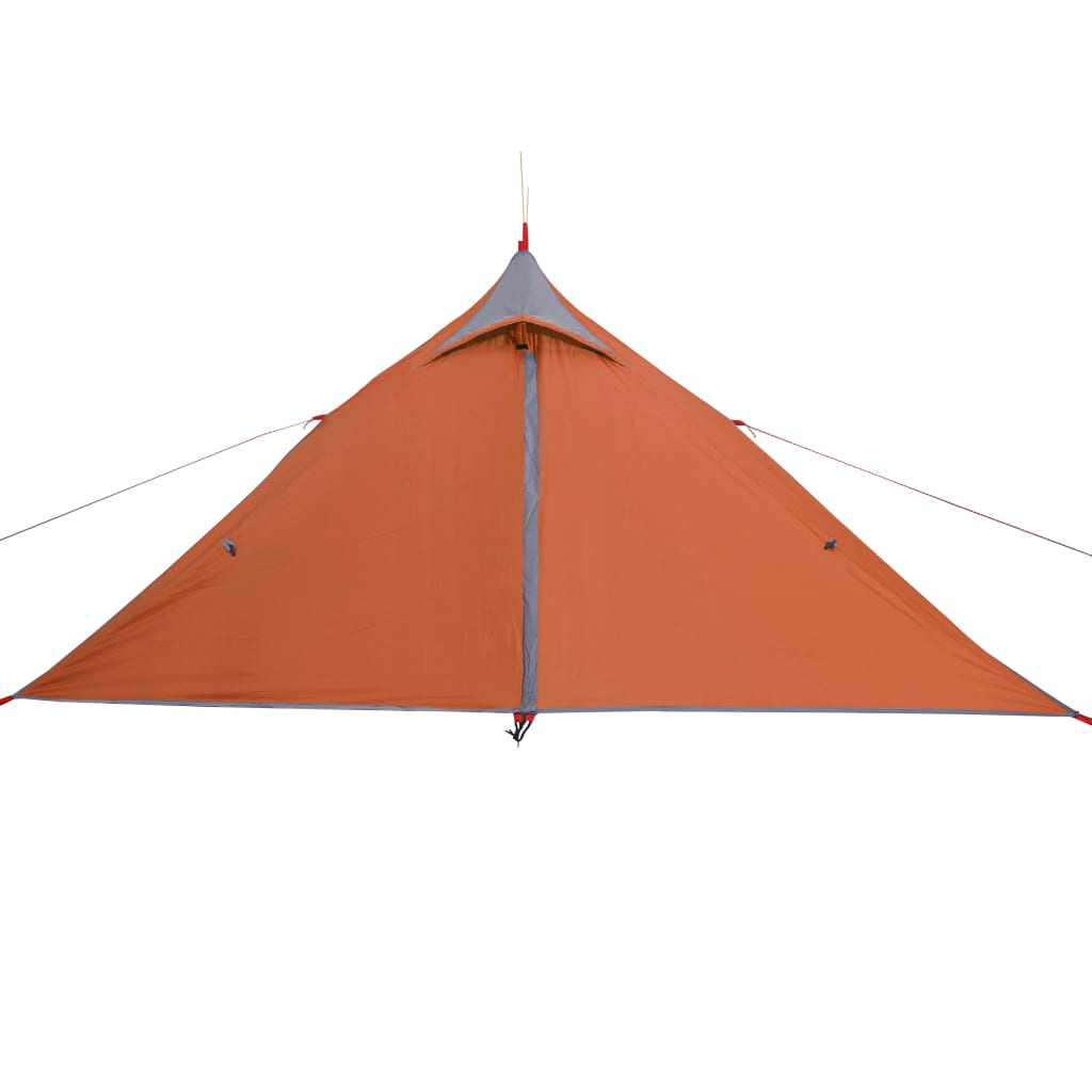 vidaXL Tenda da Campeggio Tipi 1 Persona Arancione Impermeabile