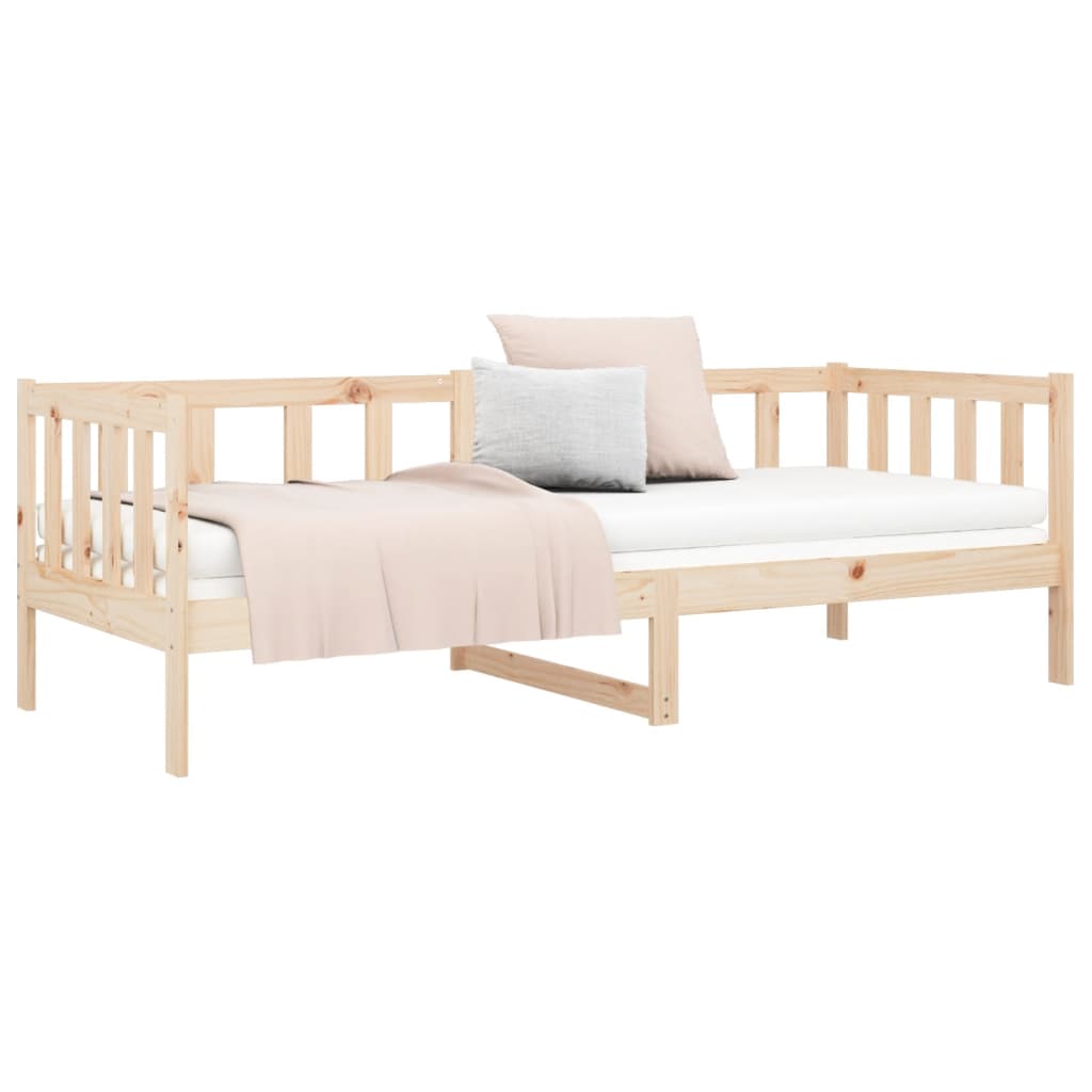 vidaXL Dormeuse senza Materasso 90x190 cm in Legno Massello di Pino