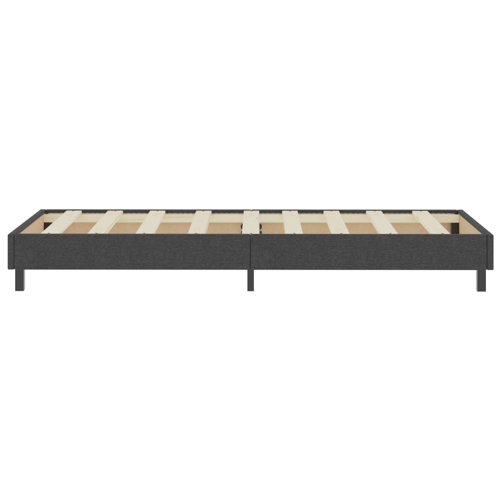 vidaXL Letto a Molle Grigio Scuro in Tessuto 80x200 cm