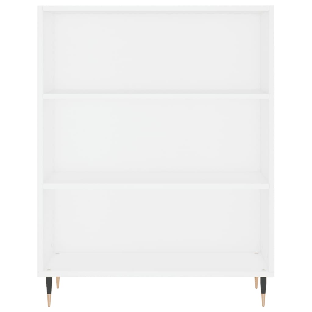 vidaXL Libreria Bianca 69,5x32,5x90 cm in Legno Multistrato