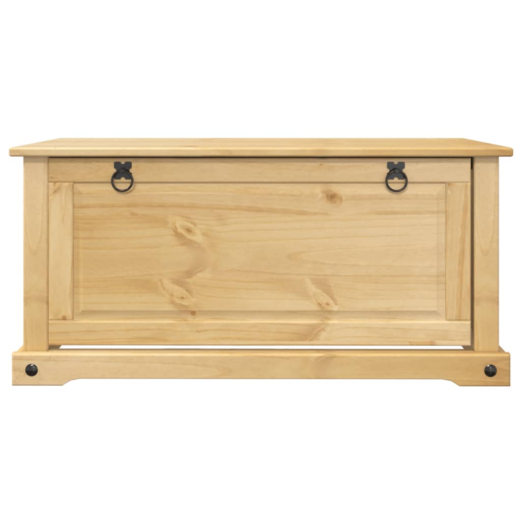 vidaXL Scarpiera Corona 99x32x47 cm in Legno Massello di Pino