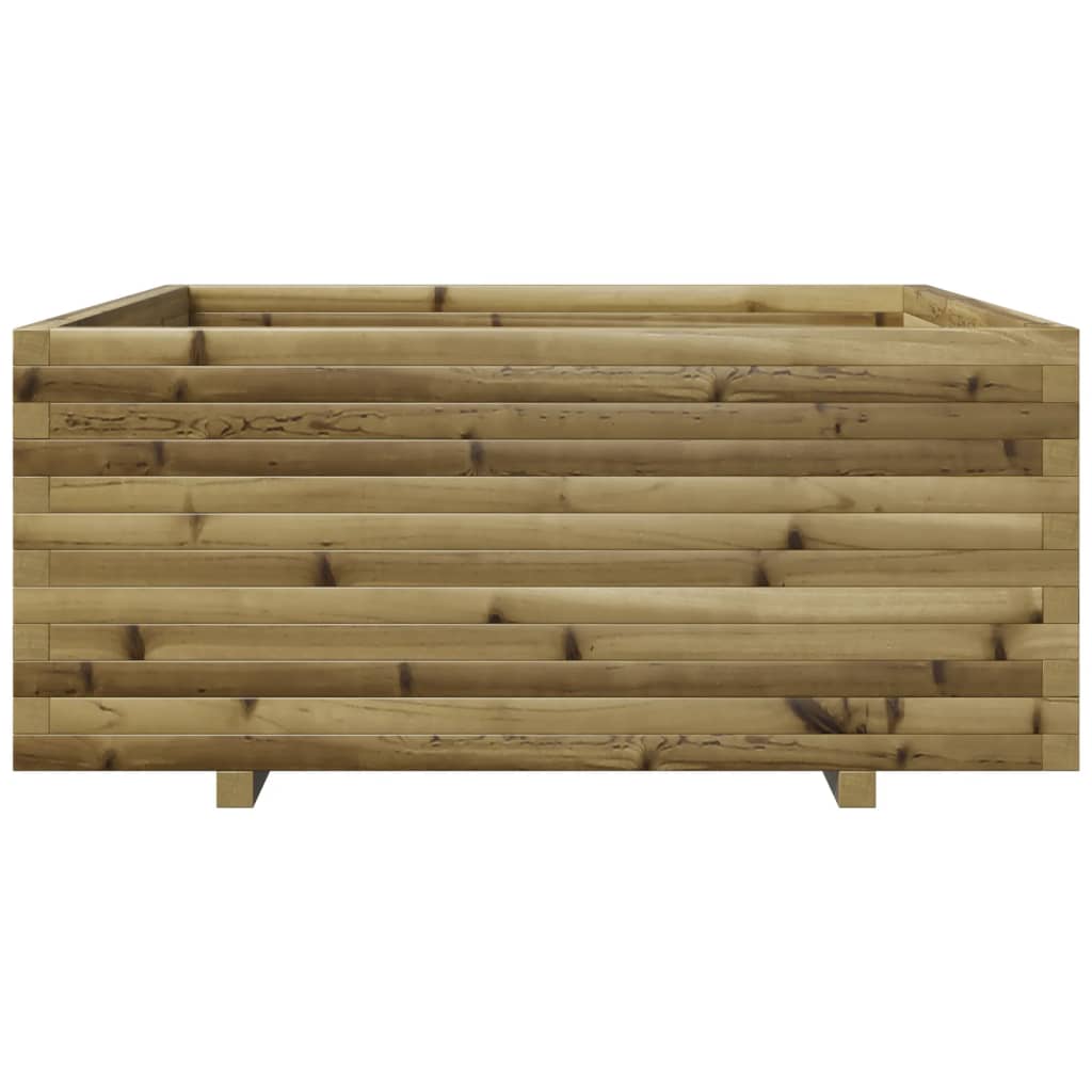 vidaXL Fioriera da Giardino 110x110x49,5 cm Legno di Pino Impregnato