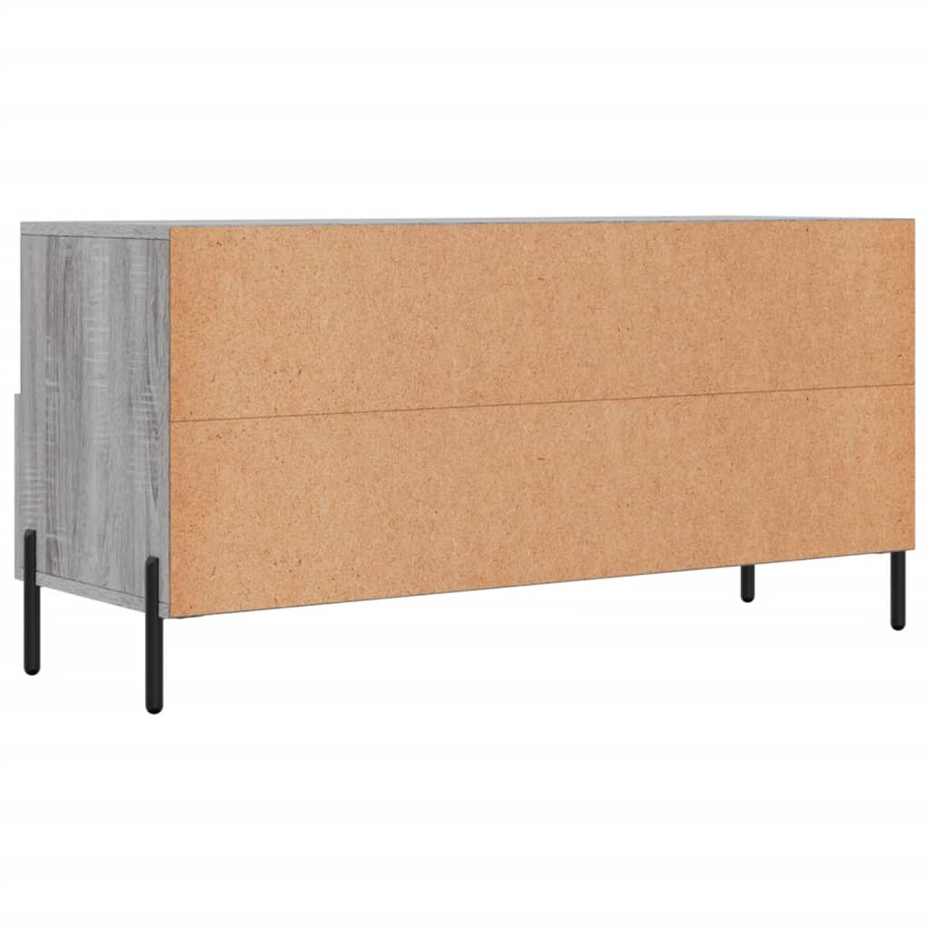 vidaXL Mobile TV Grigio Sonoma 102x36x50 cm in Legno Multistrato