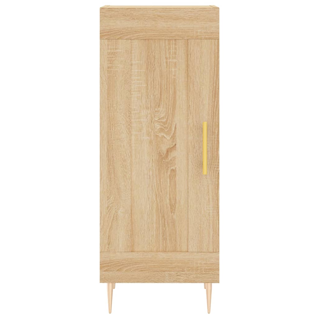 vidaXL Credenza Rovere Sonoma 34,5x34x90 cm in Legno Multistrato