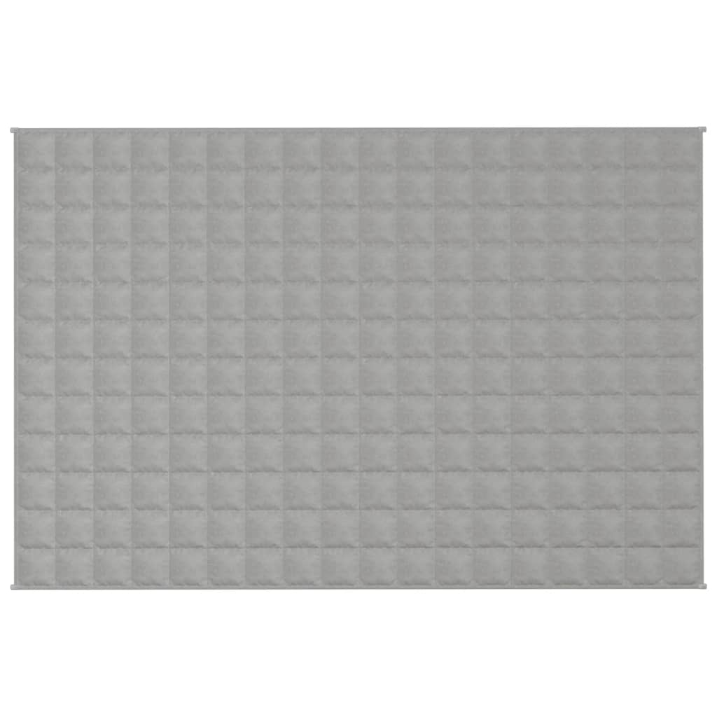 vidaXL Coperta Ponderata Grigia 122x183 cm 5 kg in Tessuto