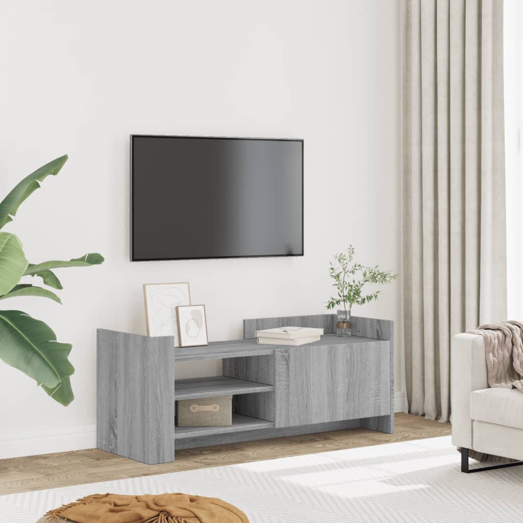 vidaXL Mobile TV Grigio Sonoma 100x35x40 cm in Legno Multistrato