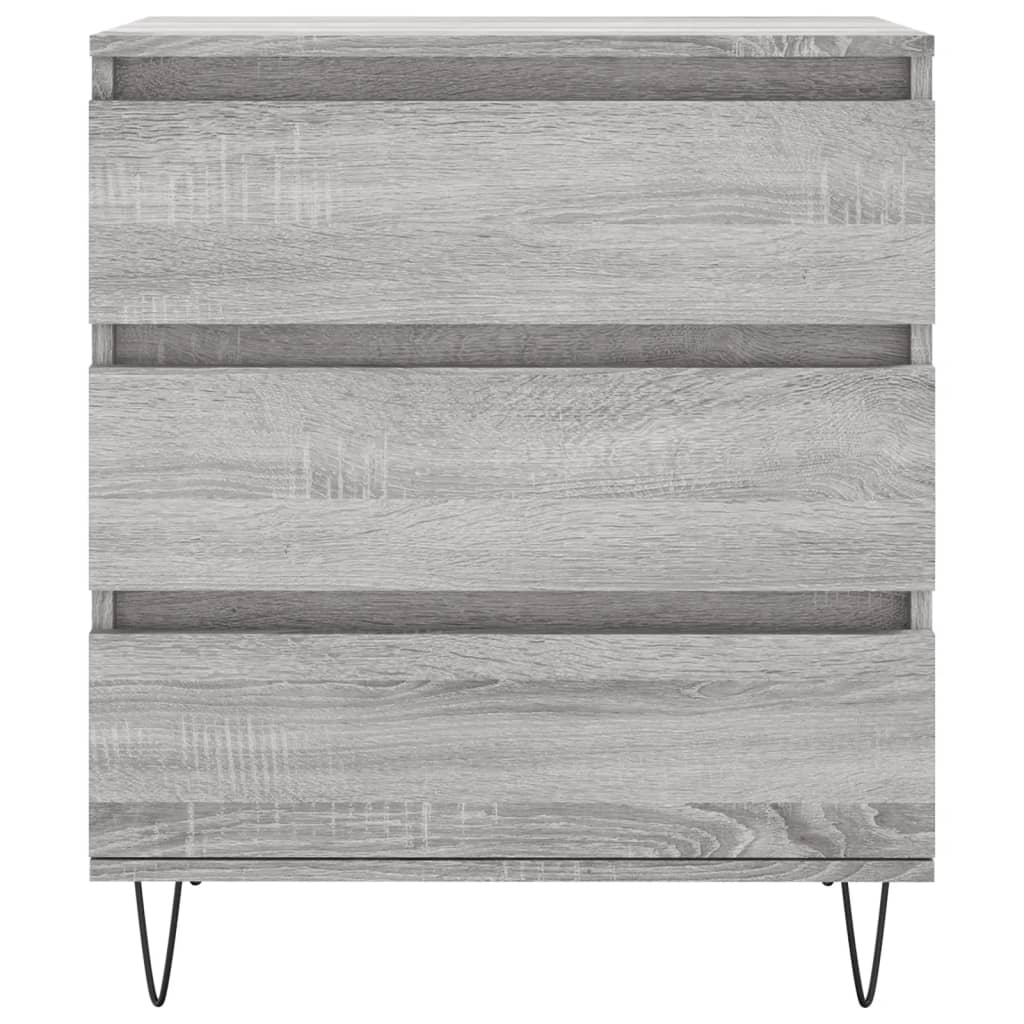 vidaXL Credenza Grigio Sonoma 60x35x70 cm in Legno Multistrato