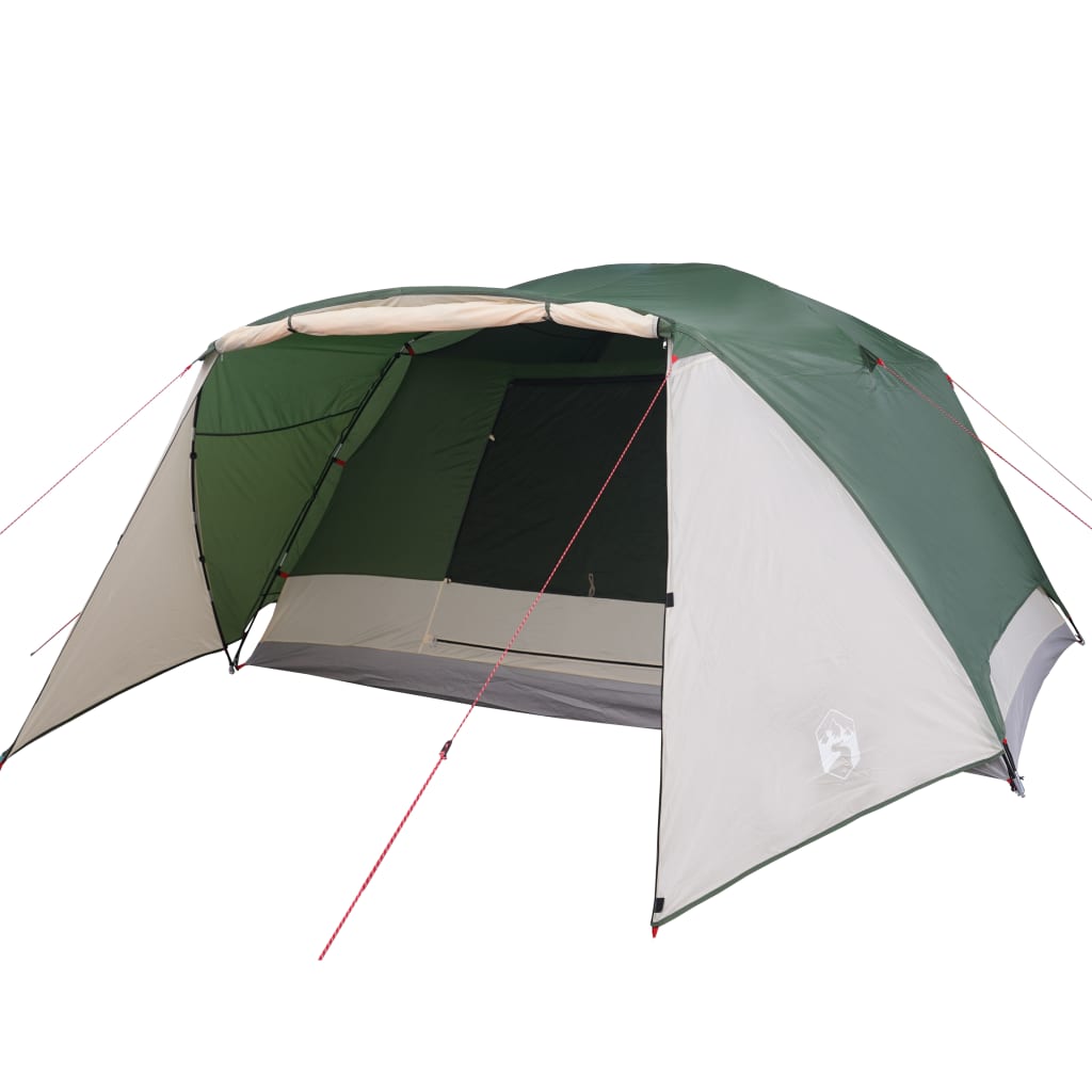 vidaXL Tenda da Campeggio a Cupola per 6 Persone Verde Impermeabile