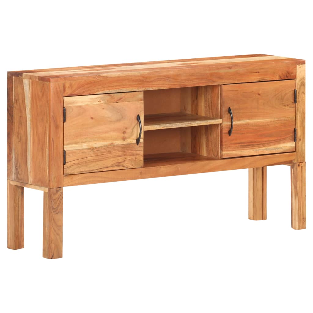 vidaXL Credenza 116x30x66 cm in Legno Massello di Acacia