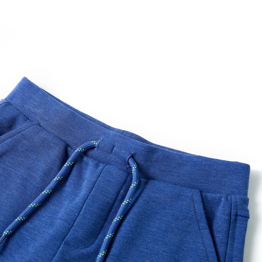 Pantaloncini per Bambini con Coulisse Blu Mélange 116