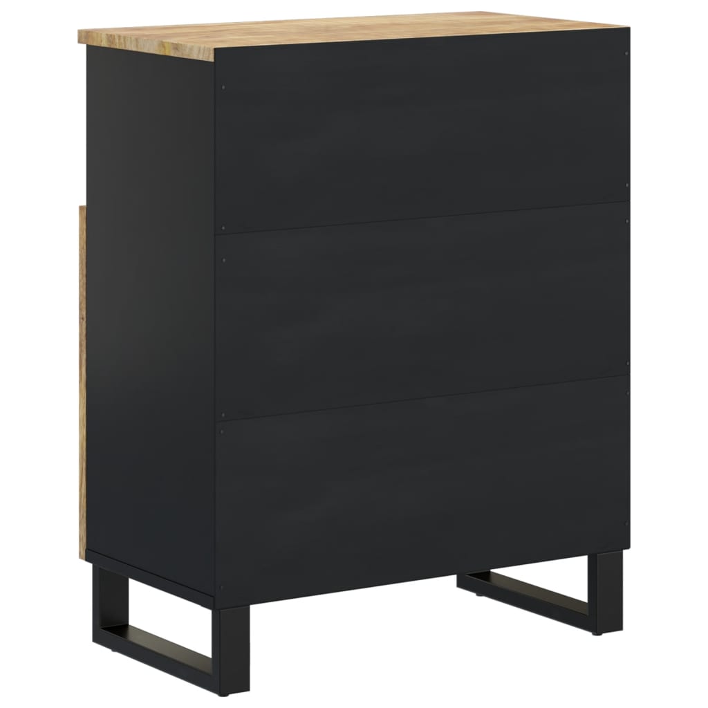 vidaXL Credenza con 2 Ante 60x33x75 cm in Legno Massello di Mango