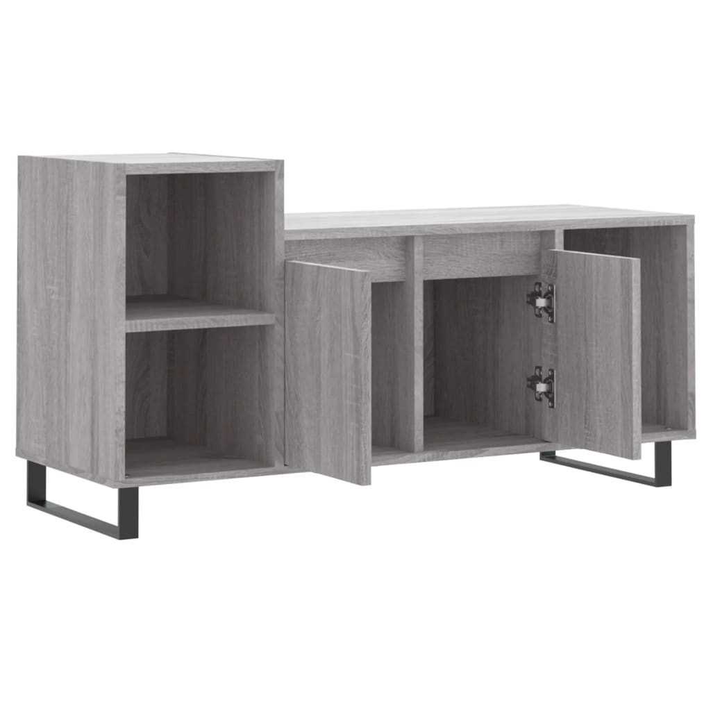 vidaXL Mobile TV Grigio Sonoma 100x35x55 cm in Legno Multistrato