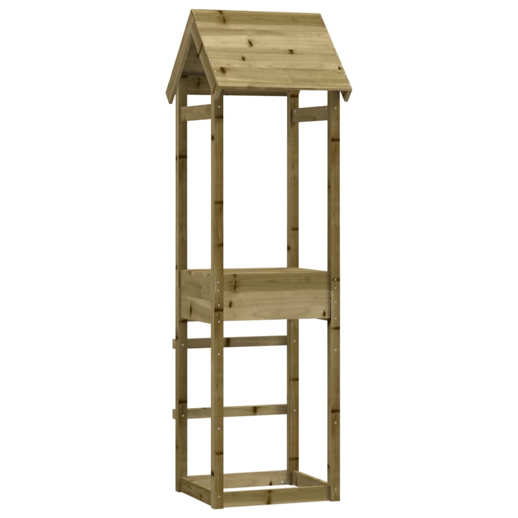 vidaXL Torre da Gioco 53x46,5x194 cm in Legno di Pino Impregnato