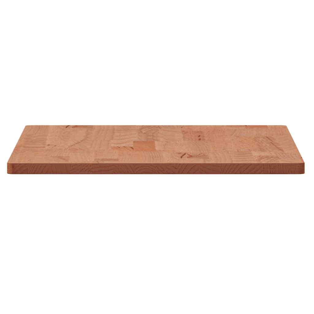 vidaXL Piano Tavolo 60x40x1,5cm Rettangolare Legno Massello Faggio