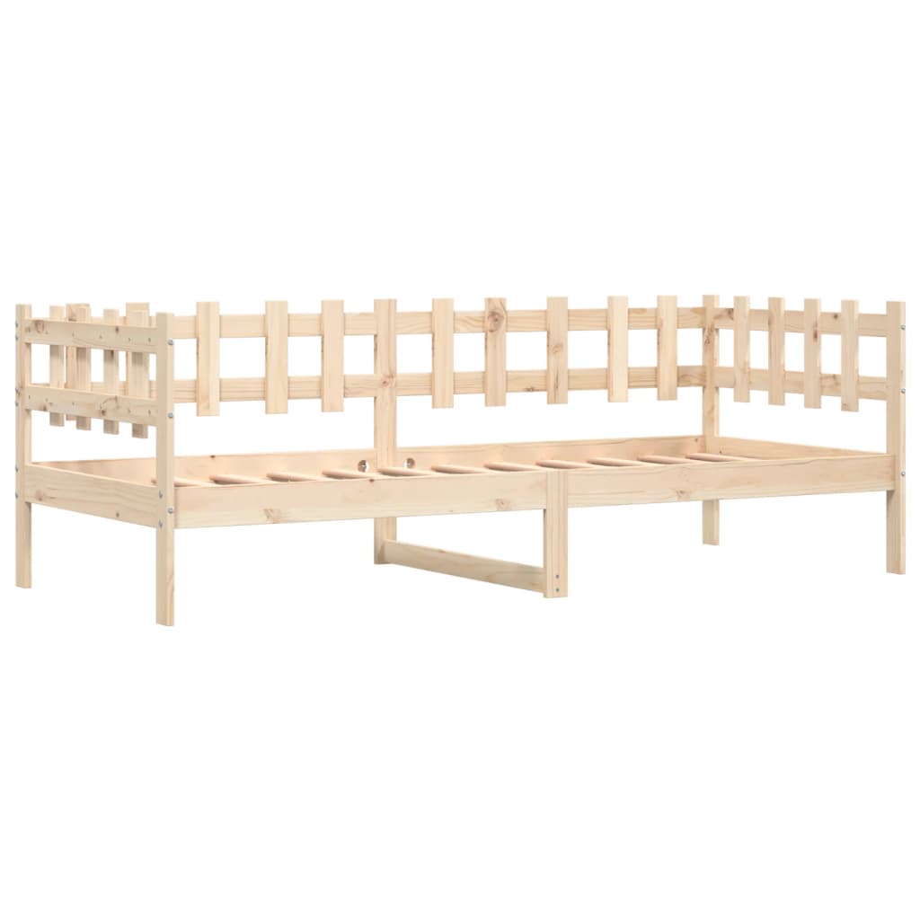 vidaXL Dormeuse senza Materasso 90x200 cm in Legno Massello di Pino