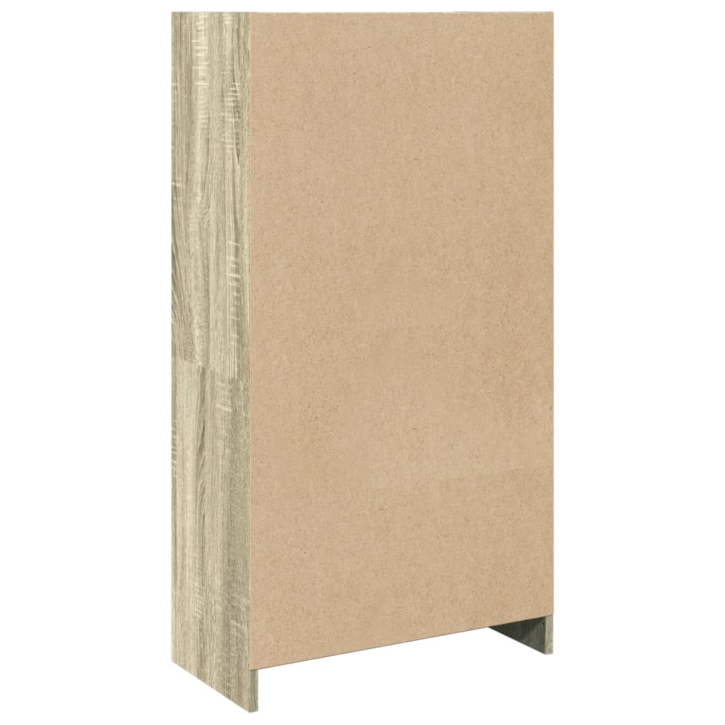 vidaXL Libreria Rovere Sonoma 57x28,5x107,5 cm in Legno Multistrato