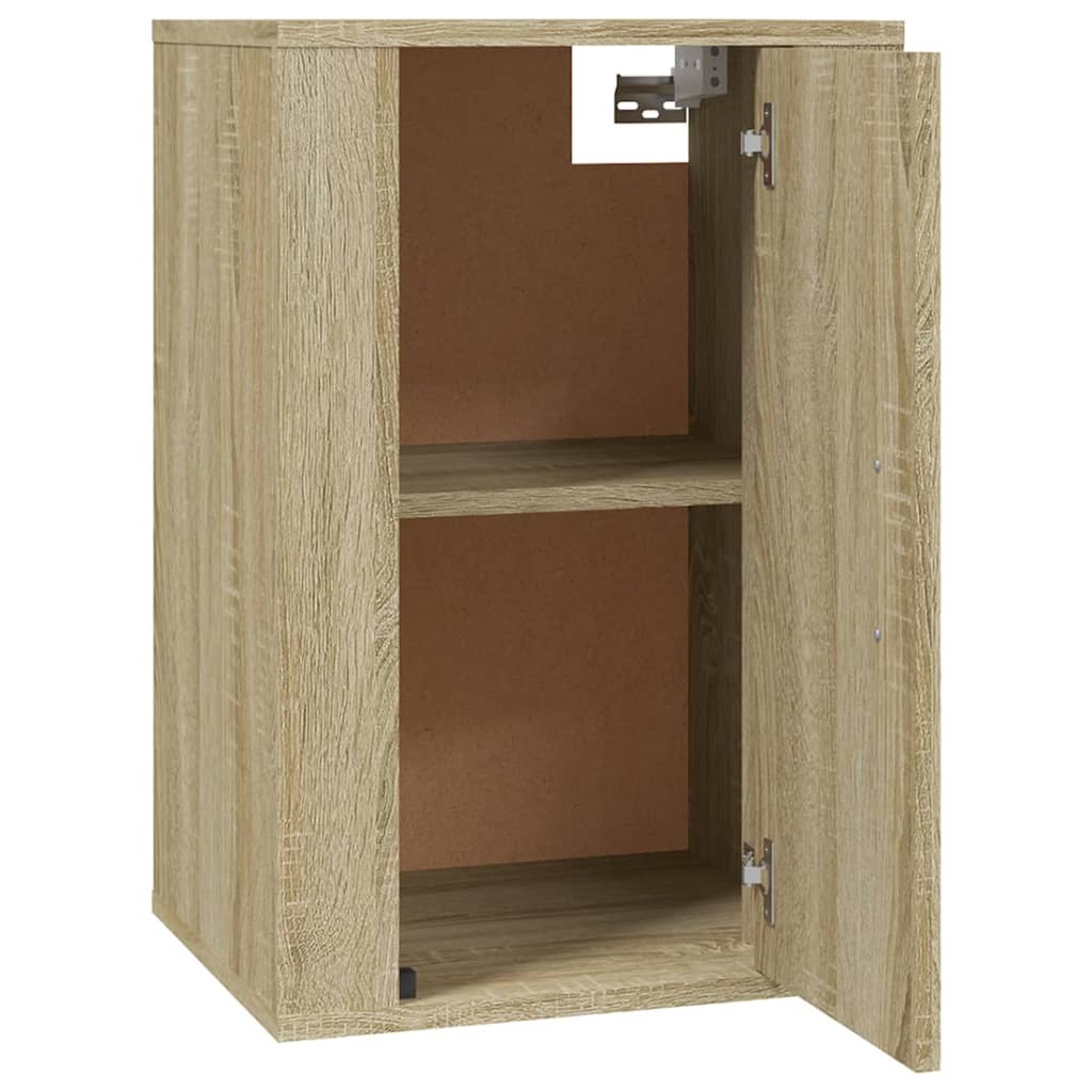 vidaXL Mobili Porta TV a Parete 2 pz Rovere Sonoma 40x34,5x60 cm