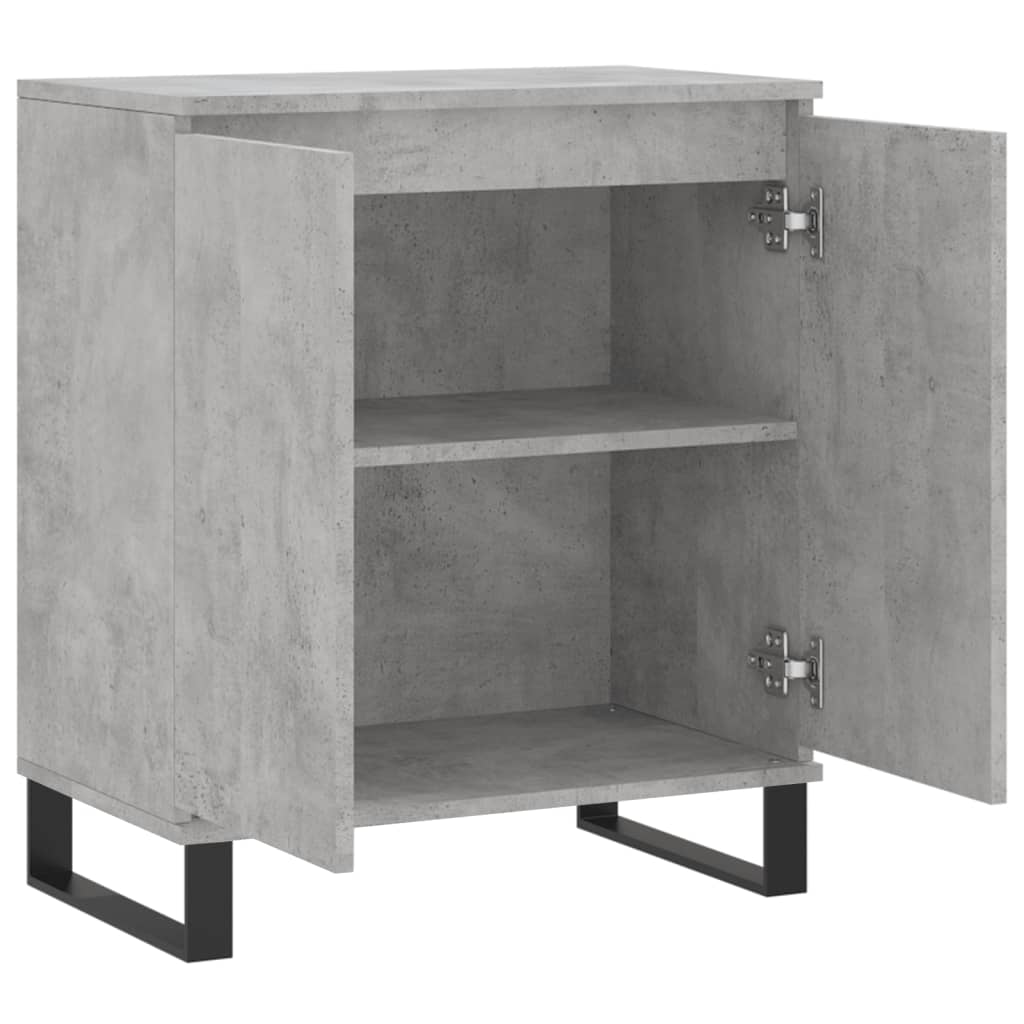 vidaXL Credenza Grigio Cemento 60x35x70 cm in Legno Multistrato