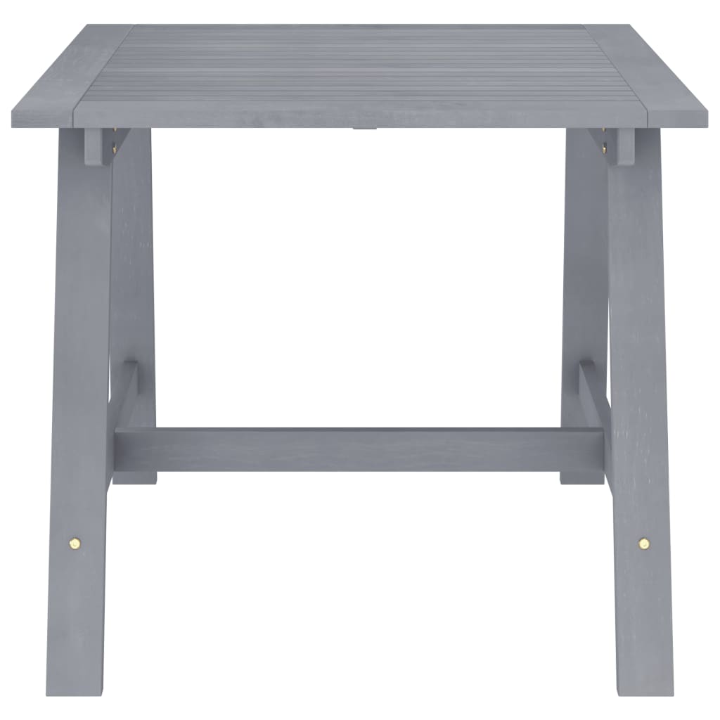 vidaXL Set da Pranzo da Giardino 3 pz Legno Massello di Acacia Grigio