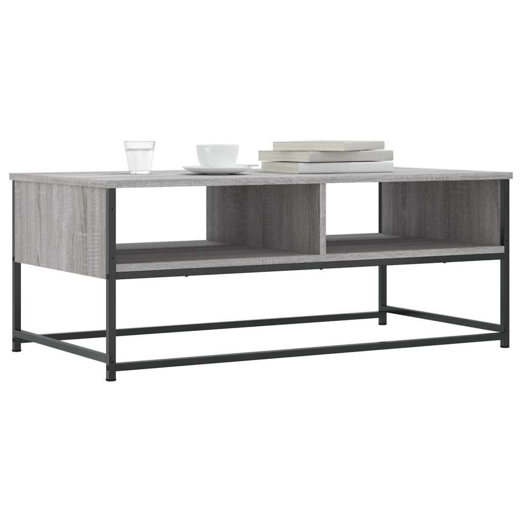 vidaXL Tavolino da Salotto Grigio Sonoma 100x51x40cm Legno Multistrato