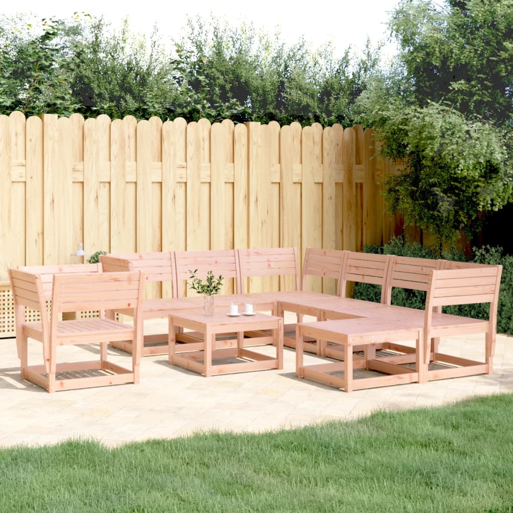 vidaXL Set Salotto da Giardino 8 pz in Legno Massello di Douglas