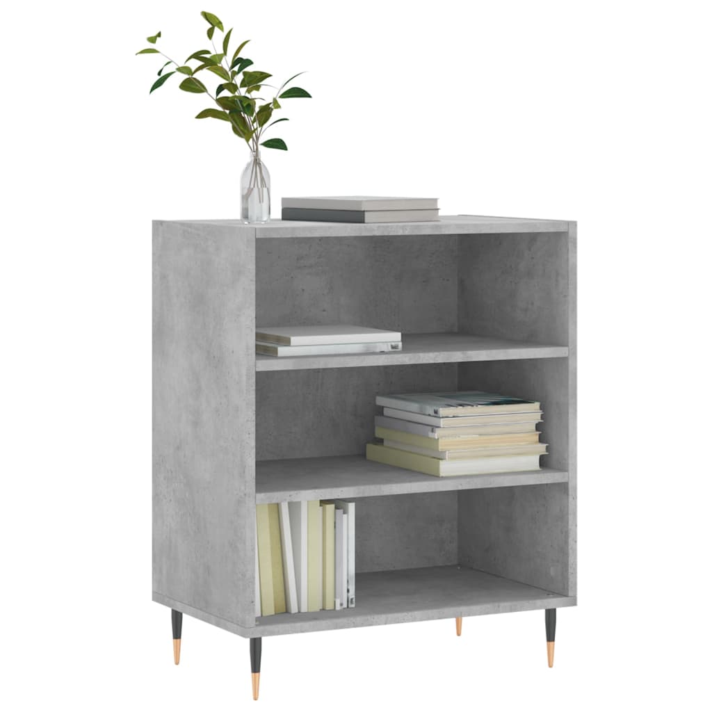 vidaXL Credenza Grigio Cemento 57x35x70 cm in Legno Multistrato