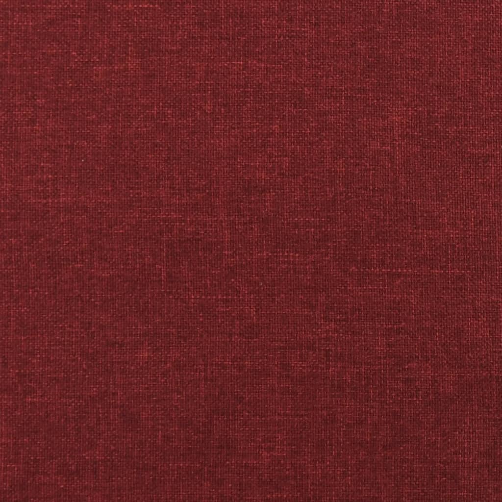 vidaXL Pannelli Murali 12 pz Rosso Vino 90x15 cm Tessuto 1,62 m²