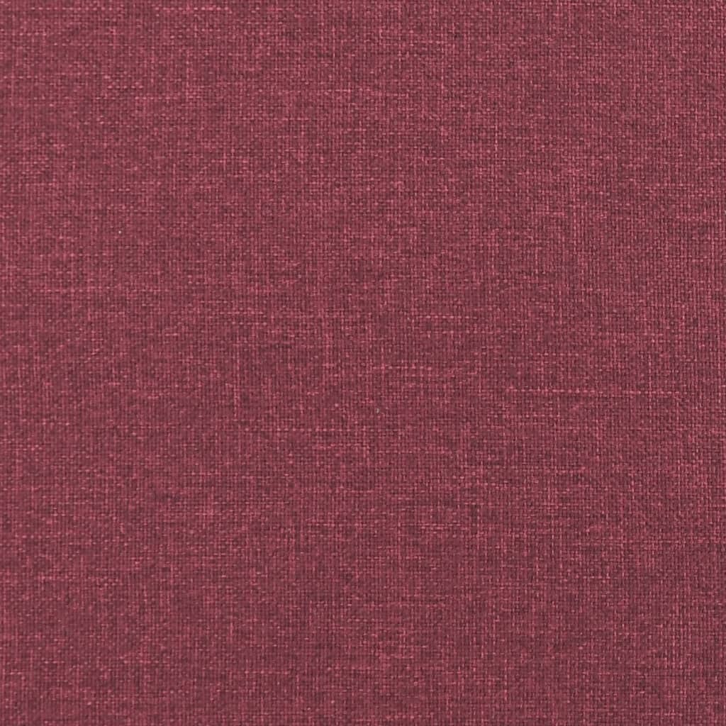 vidaXL Poltrona Rosso Vino 60 cm in Tessuto