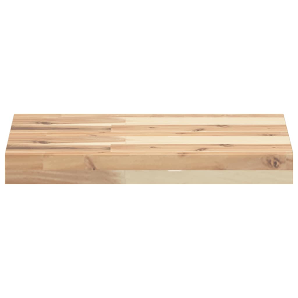 vidaXL Mensole da Parete 4 pz 60x30x4 cm Legno Acacia Non Trattato