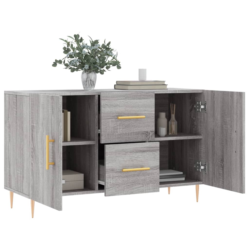 vidaXL Credenza Grigio Sonoma 100x36x60 cm in Legno Multistrato