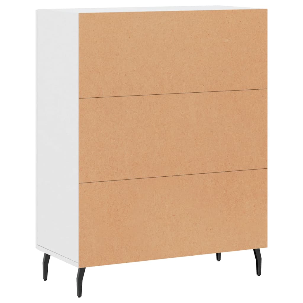 vidaXL Credenza Bianca 69,5x34x90 cm in Legno Multistrato