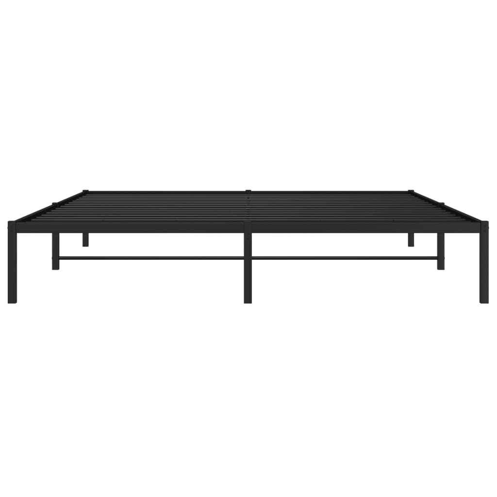 vidaXL Giroletto in Metallo Nero 183x213 cm