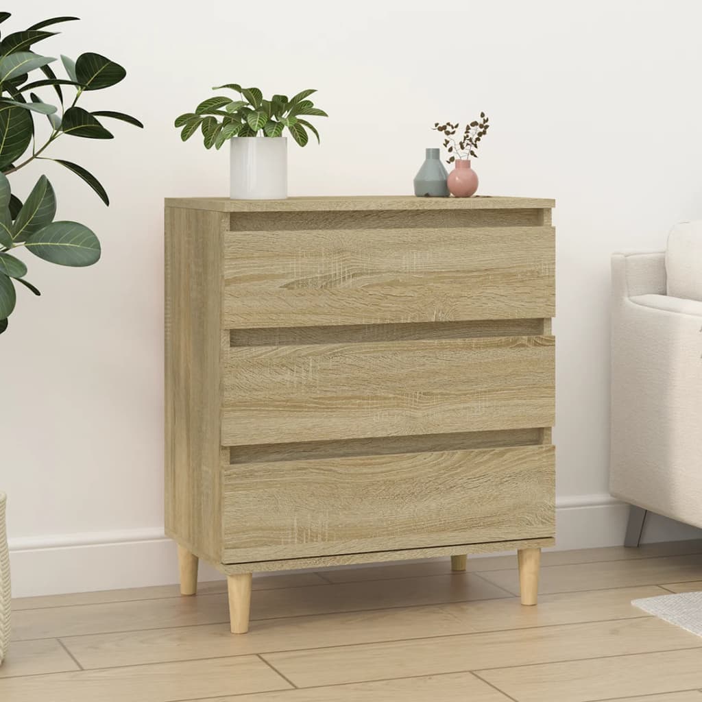 vidaXL Credenza Rovere Sonoma 60x35x70 cm in Legno Multistrato