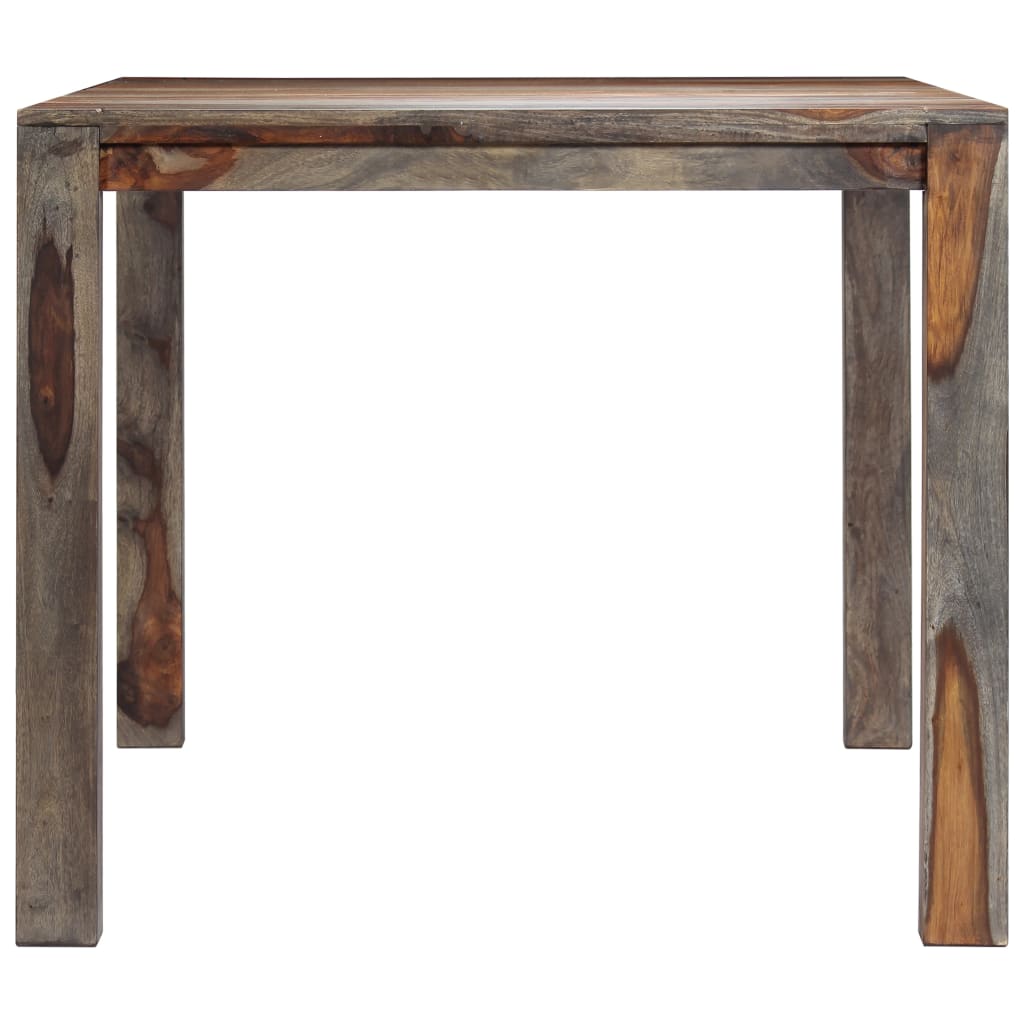 vidaXL Tavolo da Pranzo Grigio 180x90x76 cm Legno Massello di Sheesham