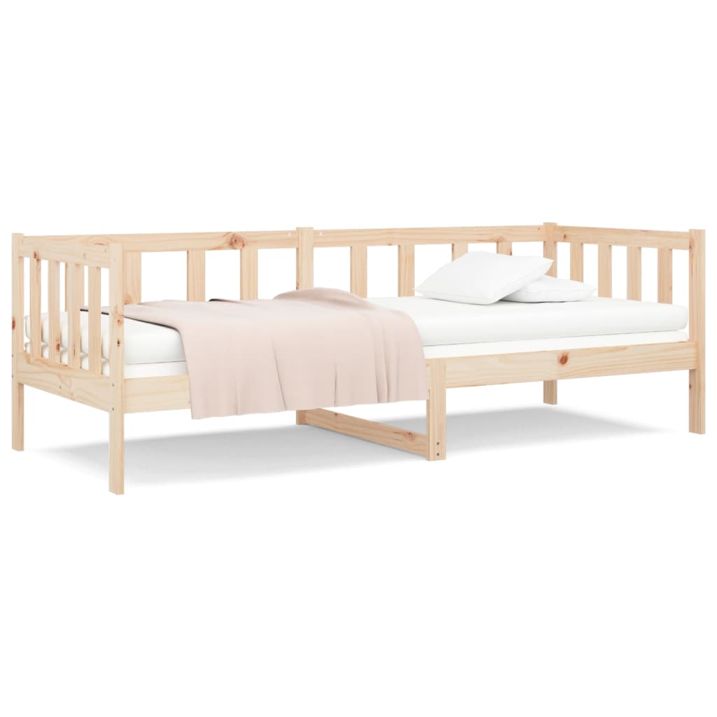 vidaXL Dormeuse senza Materasso 90x190 cm in Legno Massello di Pino