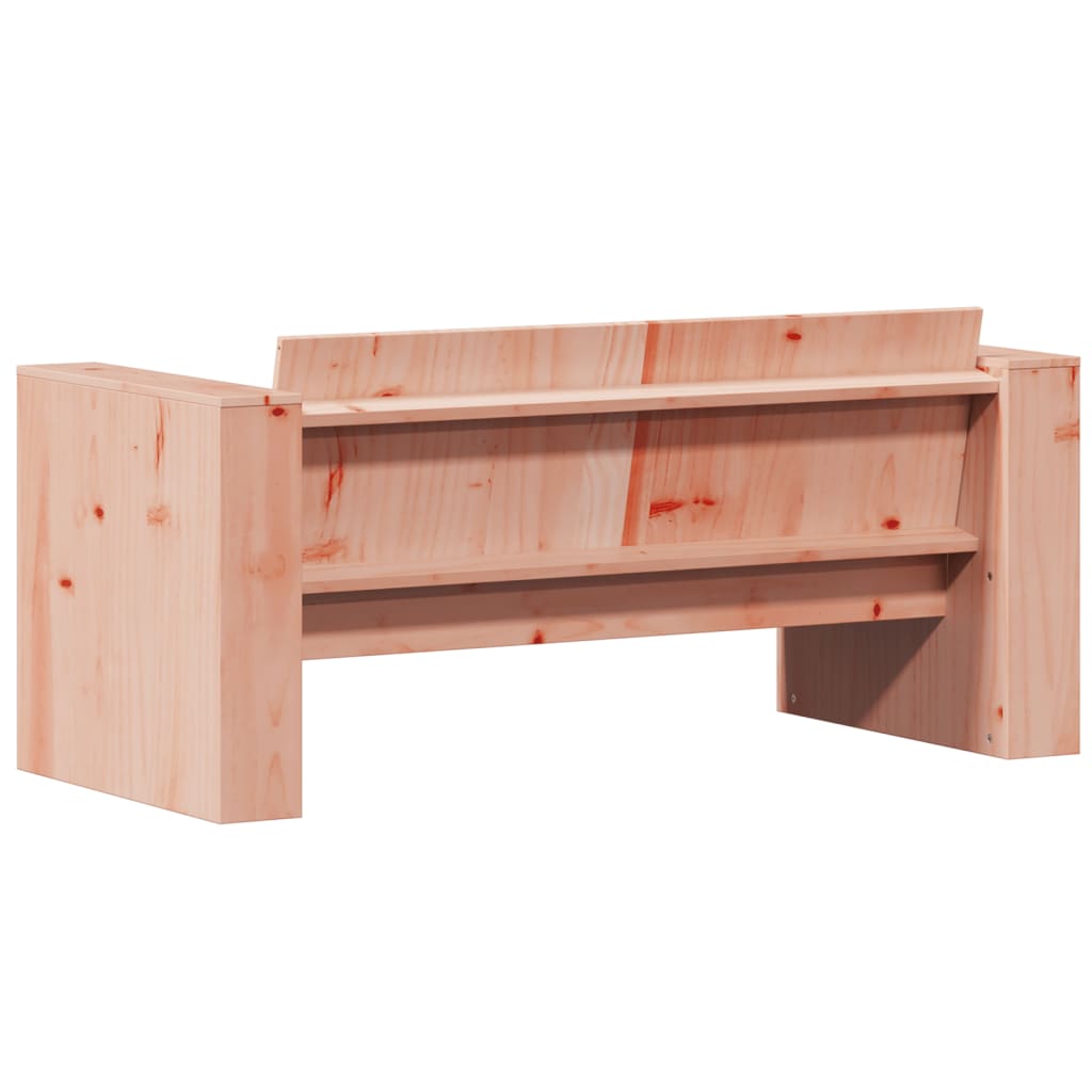 vidaXL Divano da Giardino 2 Posti 134x60x62 cm Legno Massello Douglas