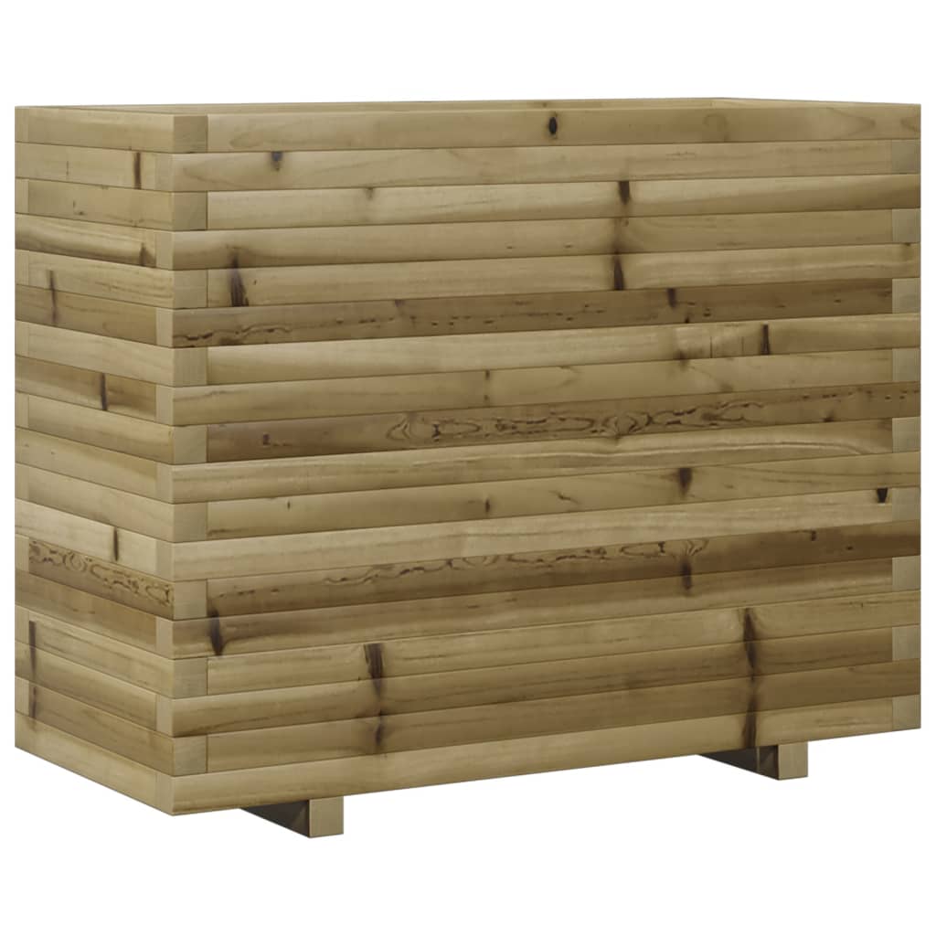 vidaXL Fioriera da Giardino 90x40x72 cm in Legno di Pino Impregnato