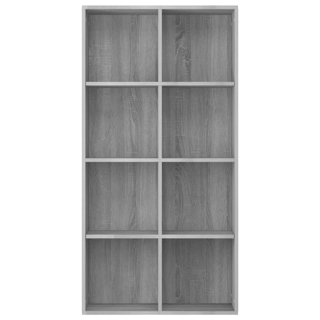 vidaXL Libreria/Credenza Grigio Sonoma 66x30x130 cm Legno Multistrato