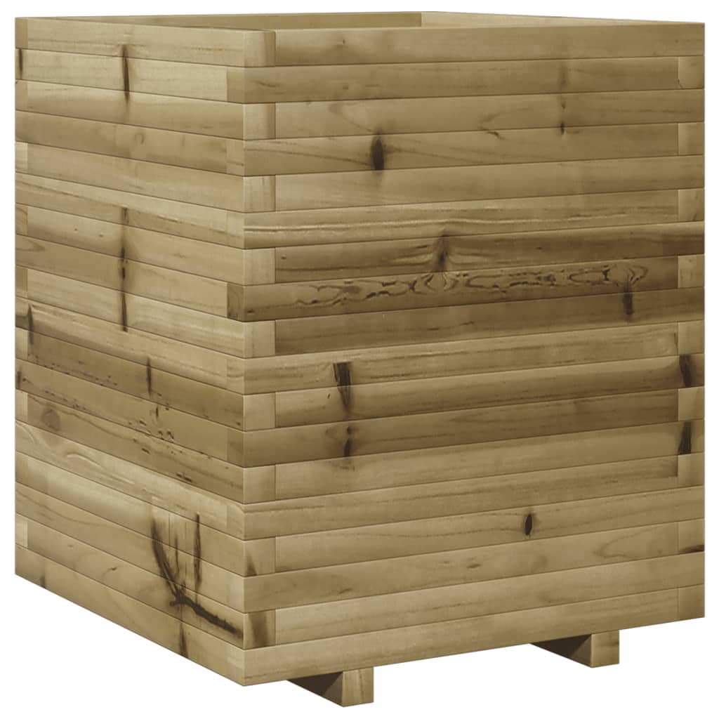 vidaXL Fioriera da Giardino 60x60x72 cm in Legno di Pino Impregnato