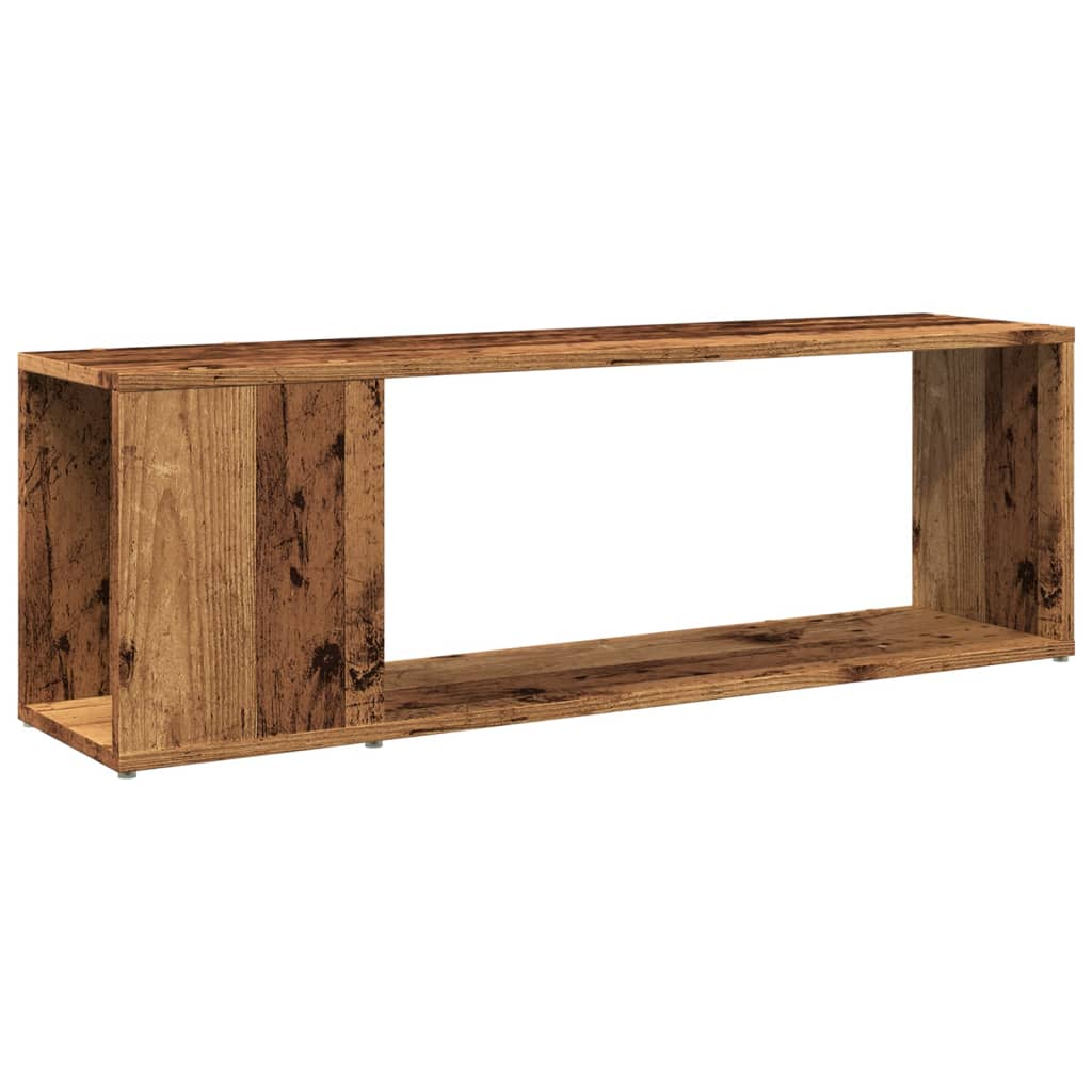 vidaXL Mobile Porta TV Legno Antico 100x24x32 cm in Legno Multistrato