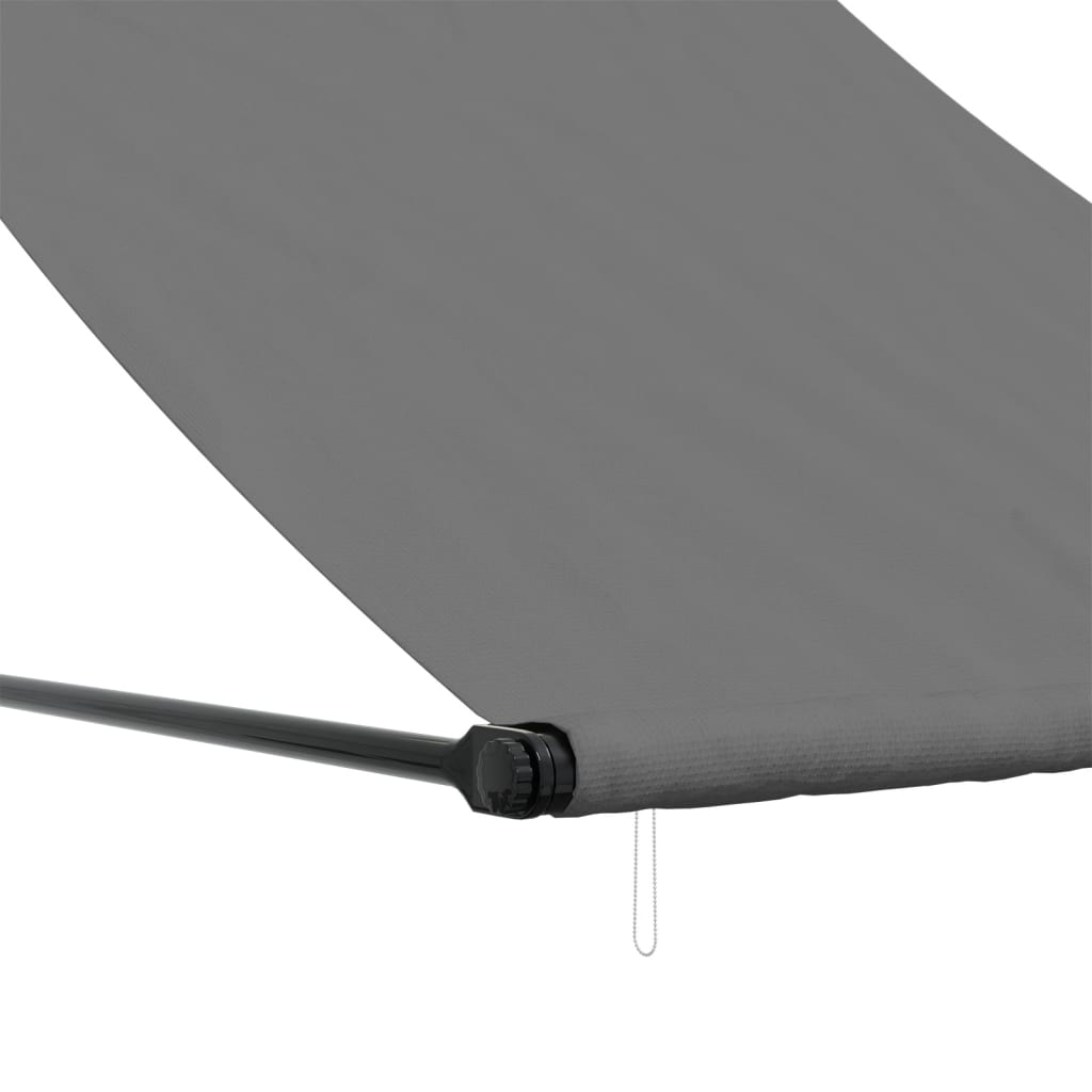 vidaXL Tenda da Sole Retrattile Crema 350x150 cm in Tessuto e Acciaio