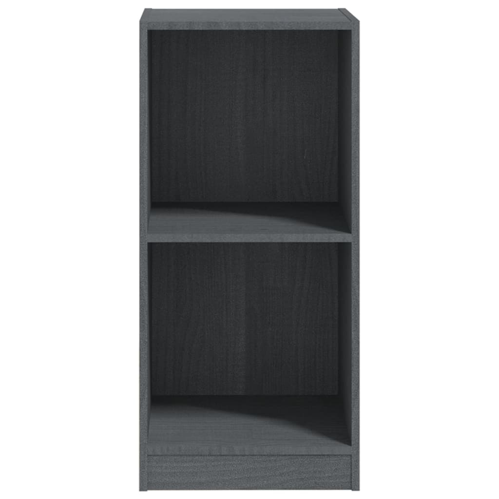 vidaXL Credenza Grigia 35,5x33,5x76 cm in Legno Massello di Pino